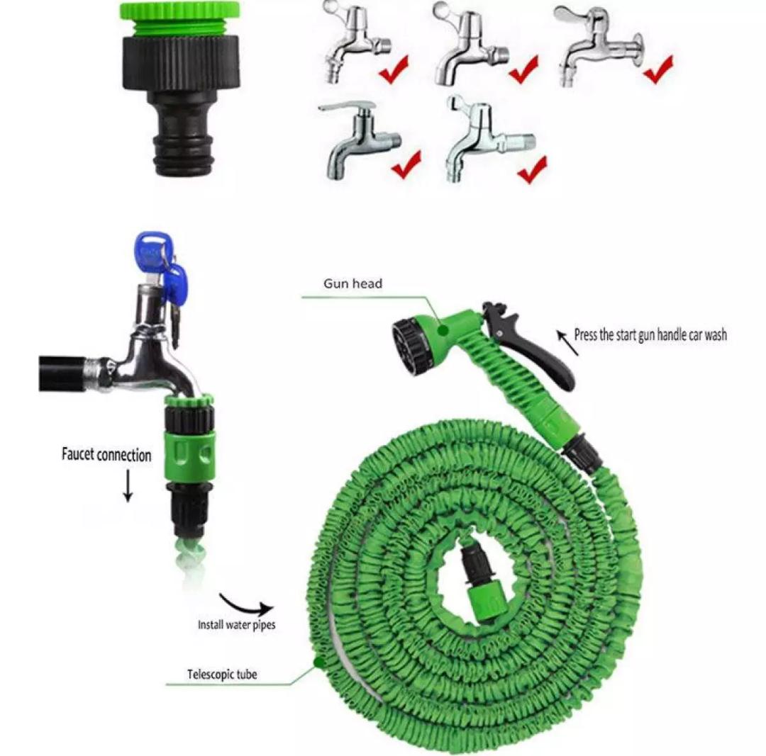 Hose Water Pipe for Garden & Car wash - 100ft